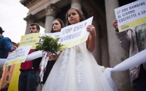 En el mundo, cada 2 segundos una niña es obligada a casarse