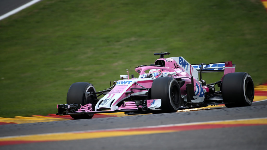 Checo Pérez termina quinto en el Gran Premio de Bélgica
