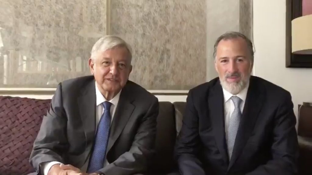 Se reúne Obrador y José Antonio Meade