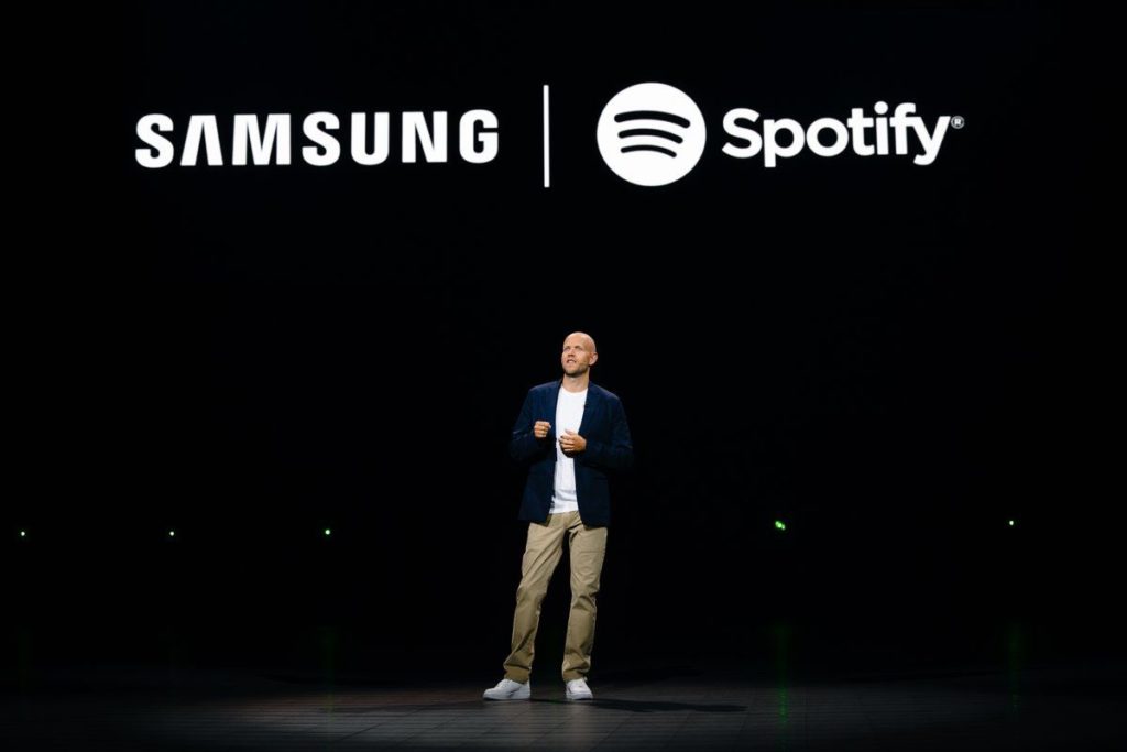Spotify y Samsung se unen para competir contra Apple