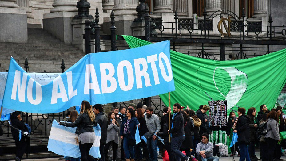 Le dicen NO al aborto en Argentina