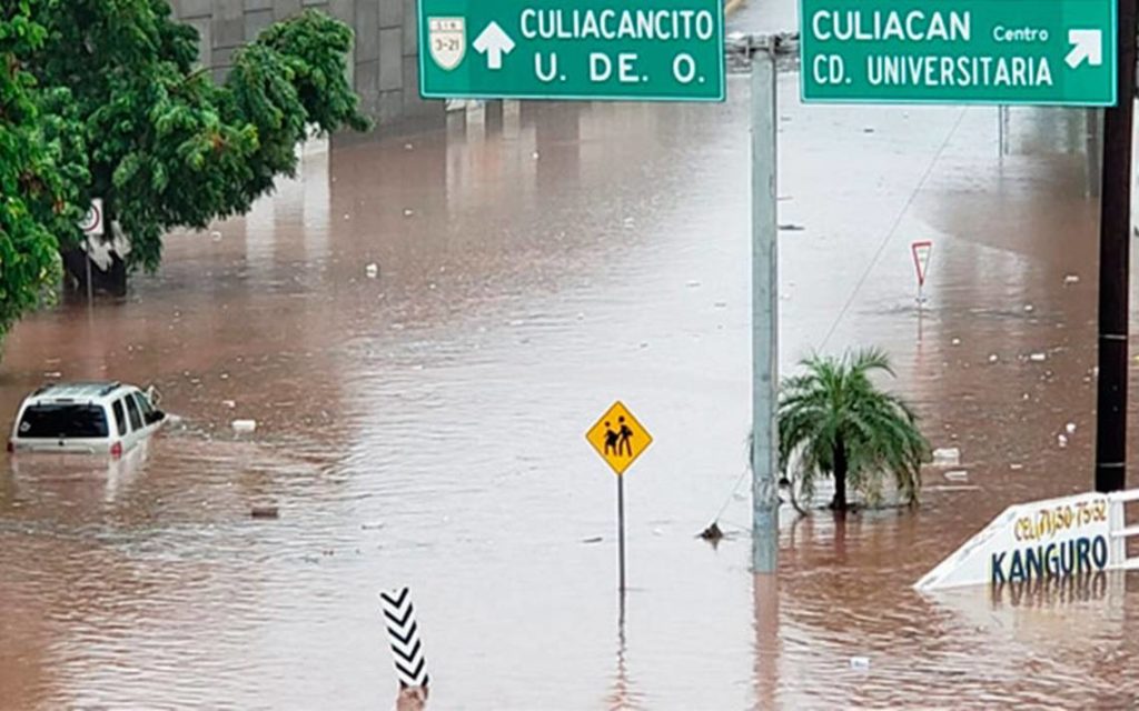 Zona de desastre en once municipios de Sinaloa por intensas lluvias