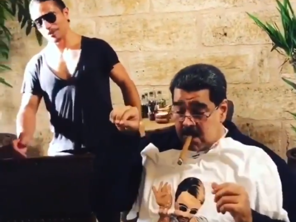 Sube Salt Bae videos de gran festín de Maduro, luego los borra