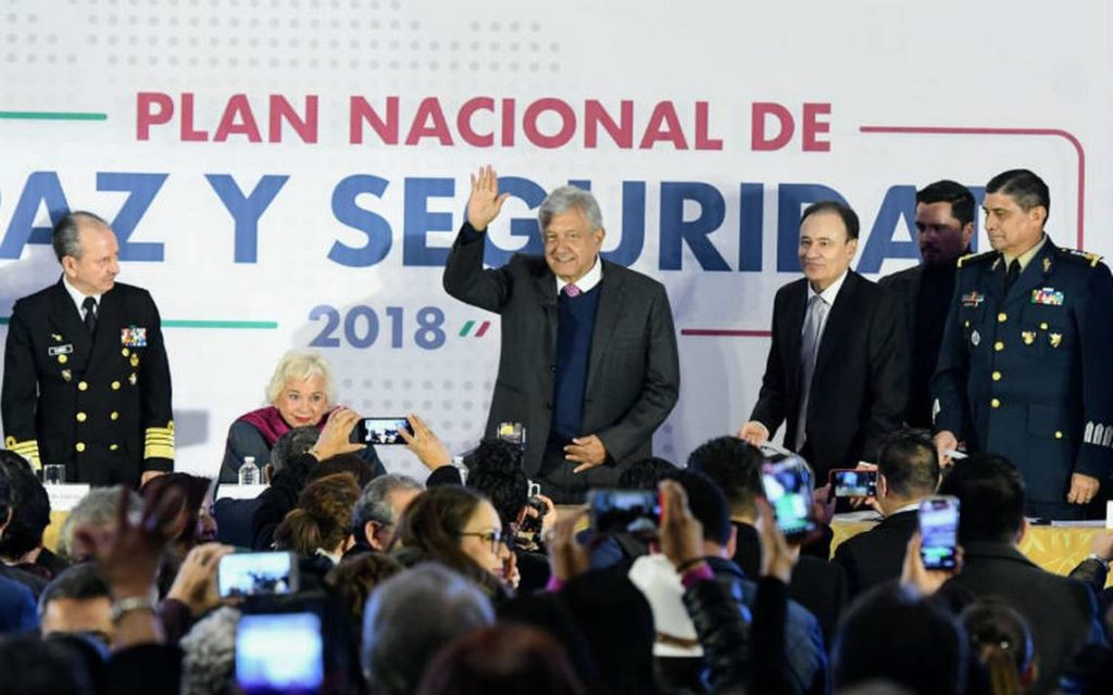 Presentan ocho ejes del Plan Nacional de Paz y Seguridad de Obrador