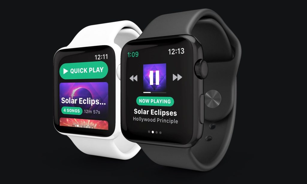 Aunque limitada pero ya llegó la App de Spotify para Apple Watch
