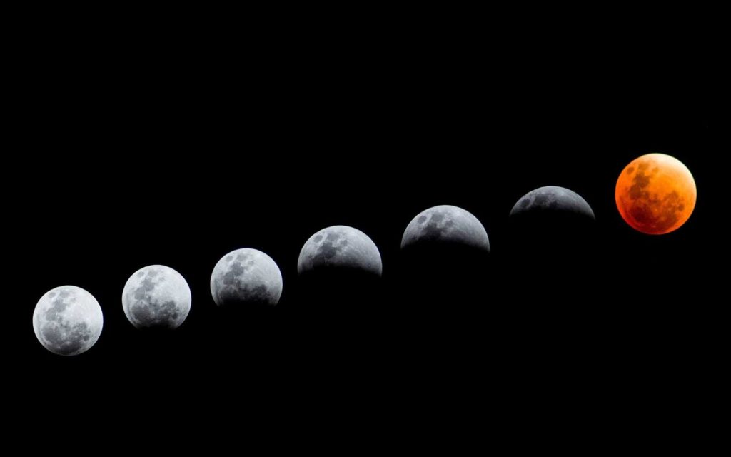 El 20 de enero habrá súper Luna, eclipse lunar y Luna de sangre ¡Todo junto!