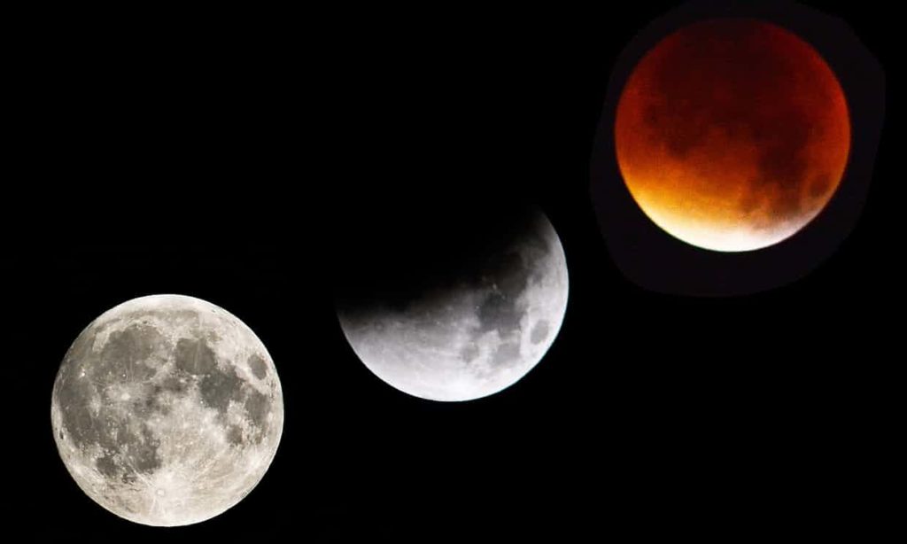 Eclipse lunar, superluna y luna de sangre este fin de semana ¡No te lo pierdas!