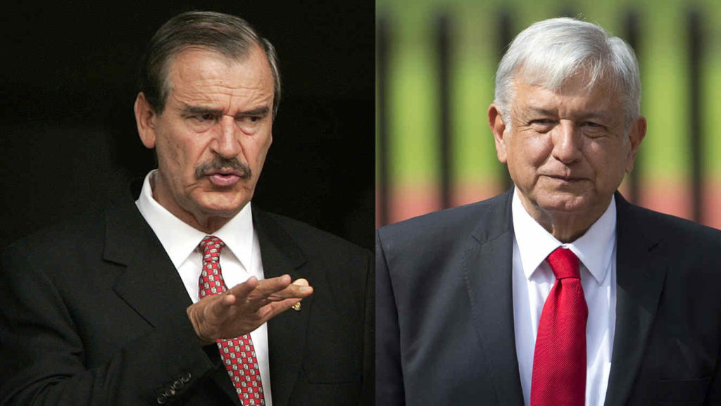 «Tú también vas a juicio” le dice Vicente Fox a López Obrador