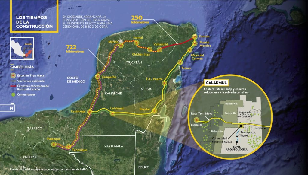 Sin licitación, las consultoras PWC y Steer Davies preparan proyectos del Tren Maya