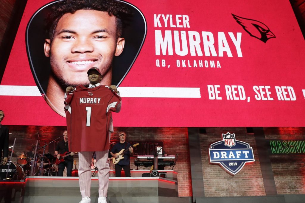 Cardinals elige a Kyler Murray como selección número uno en el Draft de la NFL