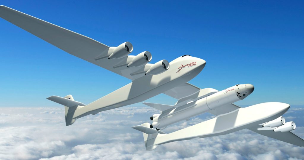 Vuela por primera vez el Stratolaunch, es el avión más grande del mundo