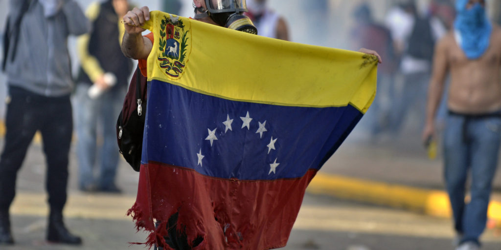 Marchas en Venezuela a favor y en contra de Maduro