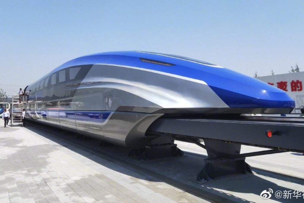 China presenta tren bala flotante que alcanzaría misma velocidad de aviones