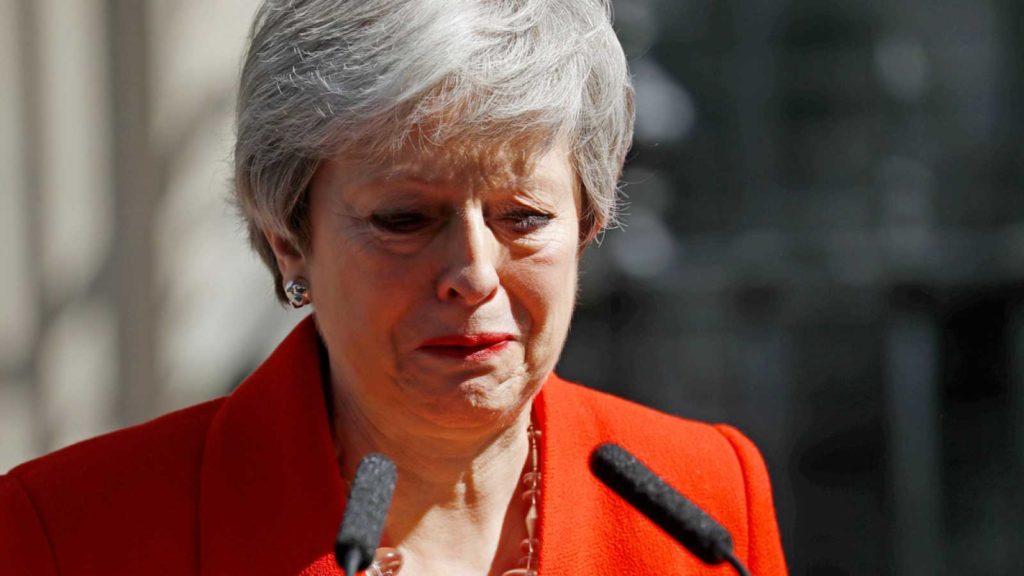 ¡Se va! Theresa May anuncia su renuncia, no pudo con el Brexit