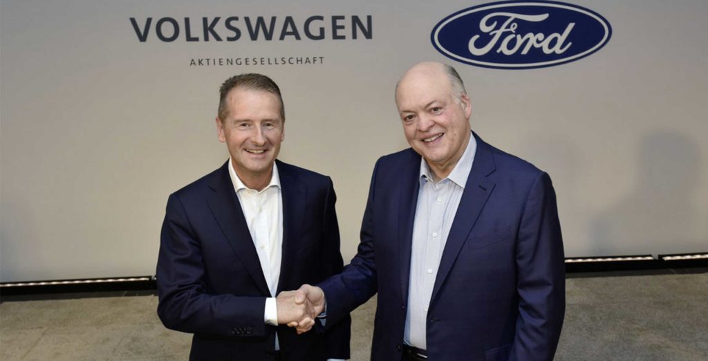 Volkswagen y Ford unen fuerzas para crear automóviles eléctricos