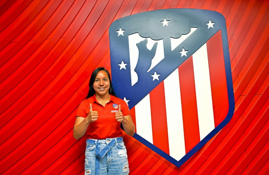 La delantera mexicana Charlyn Corral es la nueva contratación del Atlético de Madrid