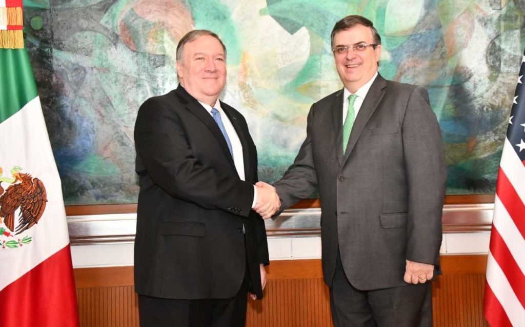 Mike Pompeo reconoce avances en materia migratoria de México