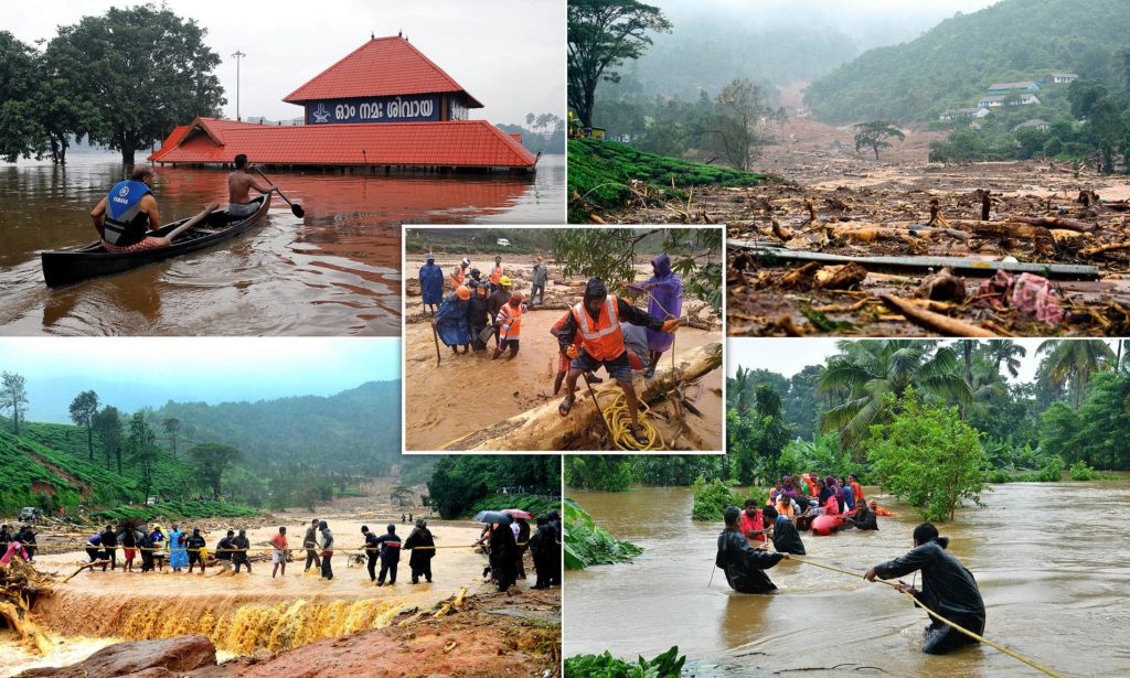 Fuertes lluvias dejan más de 130 muertos en inundaciones que afectan a la India