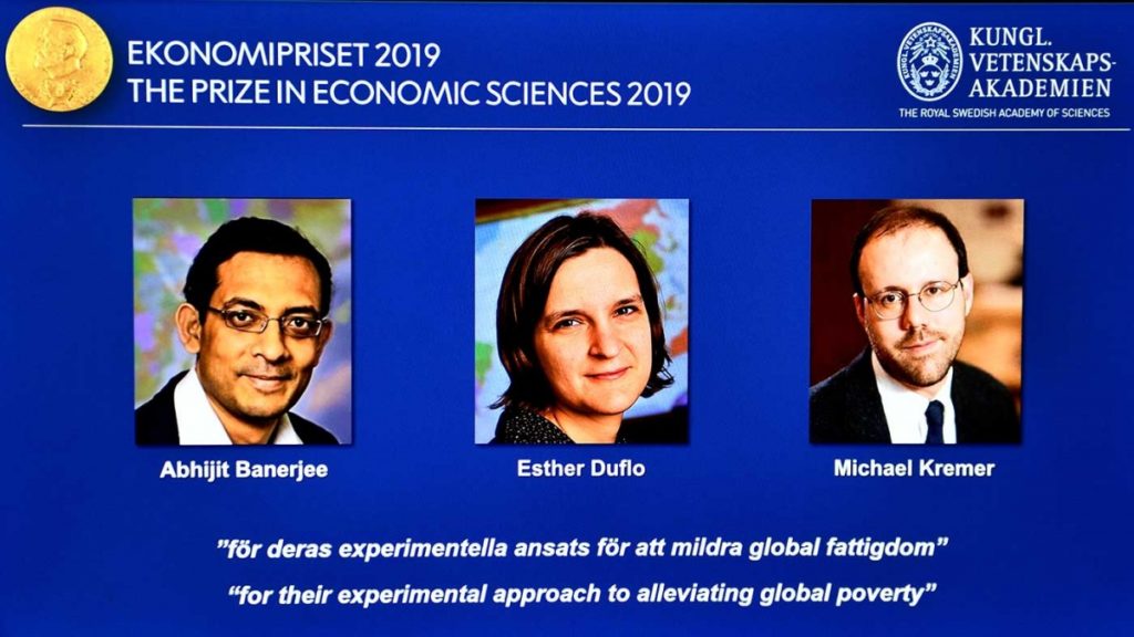Banerjee, Duflo y Kremer ganan premio Nobel de Economía por estudios para combatir la pobreza