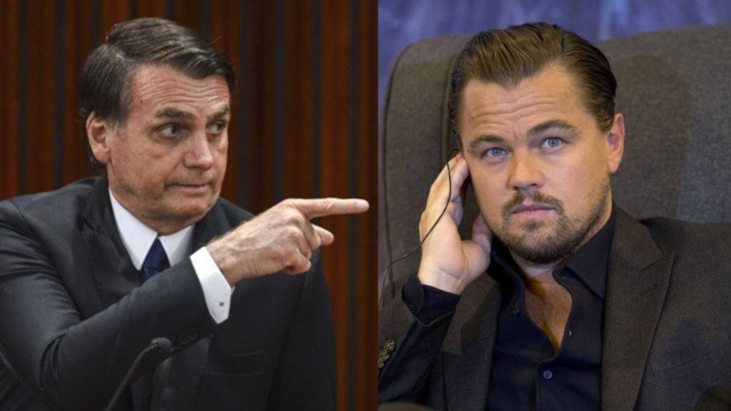 Leonardo DiCaprio da dinero para incendiar la Amazonia acusa Jair Bolsonaro