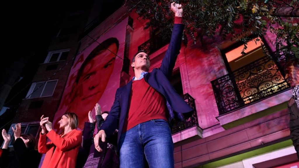 Gana PSOE las elecciones en España pero Vox ya es tercera fuerza electoral