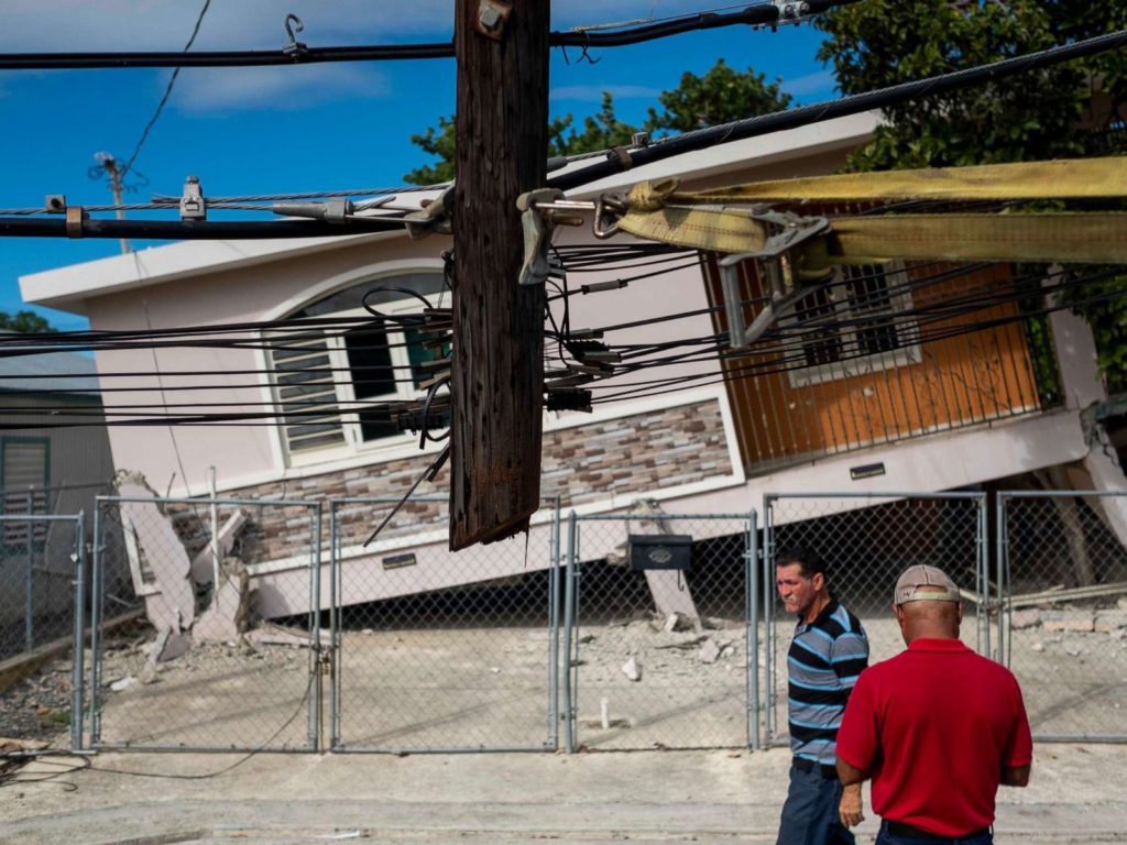 Fuerte sismo sacude de nuevo a Puerto Rico y daña algunas viviendas