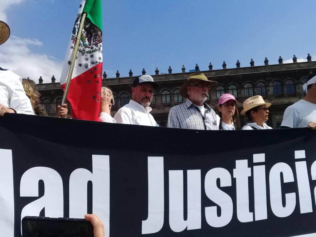 No fueron recibidos por Obrador y la Marcha por la Paz rechaza reunirse con gabinete de seguridad