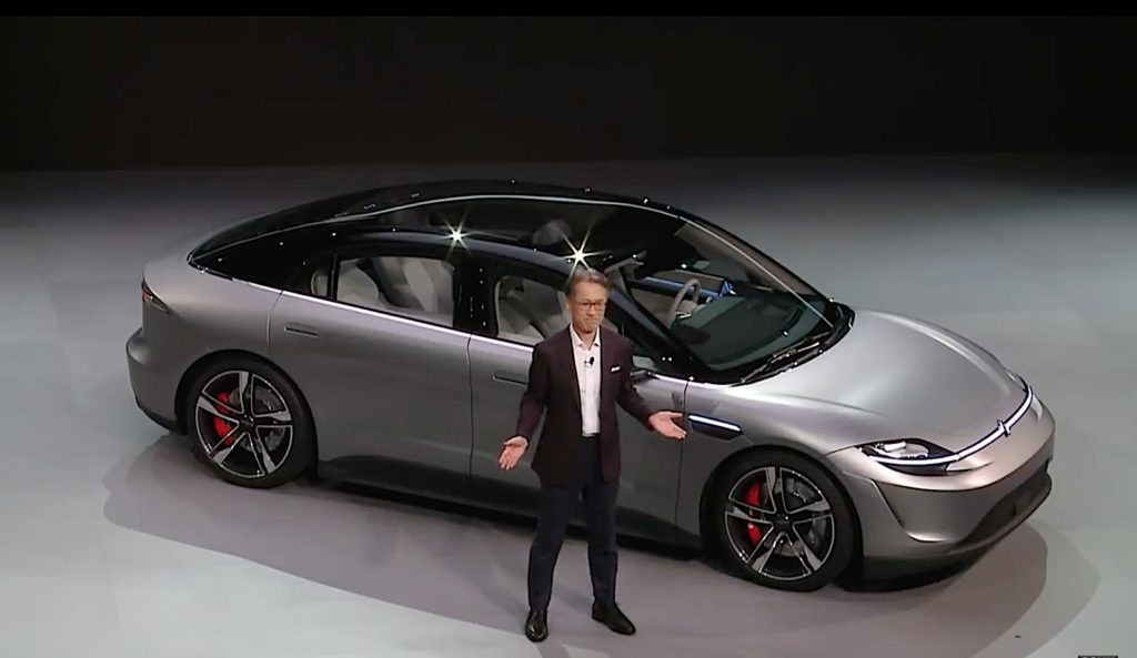 Presenta Sony el Visión-S su prototipo de automóvil eléctrico