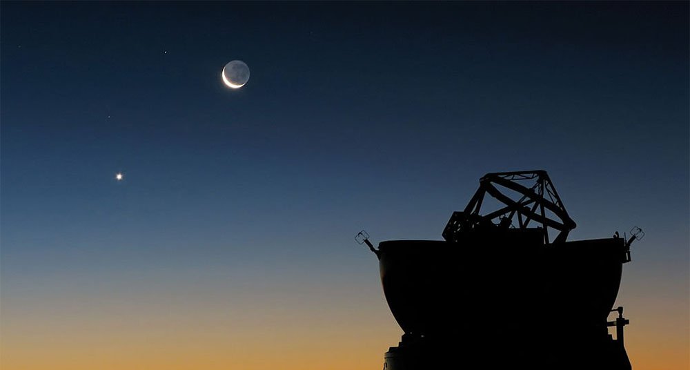 Espectáculo astronómico: la Luna y Venus ‘se besarán’ esta noche