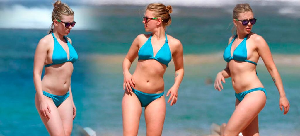Scarlett Johansson vacaciona en playas mexicanas