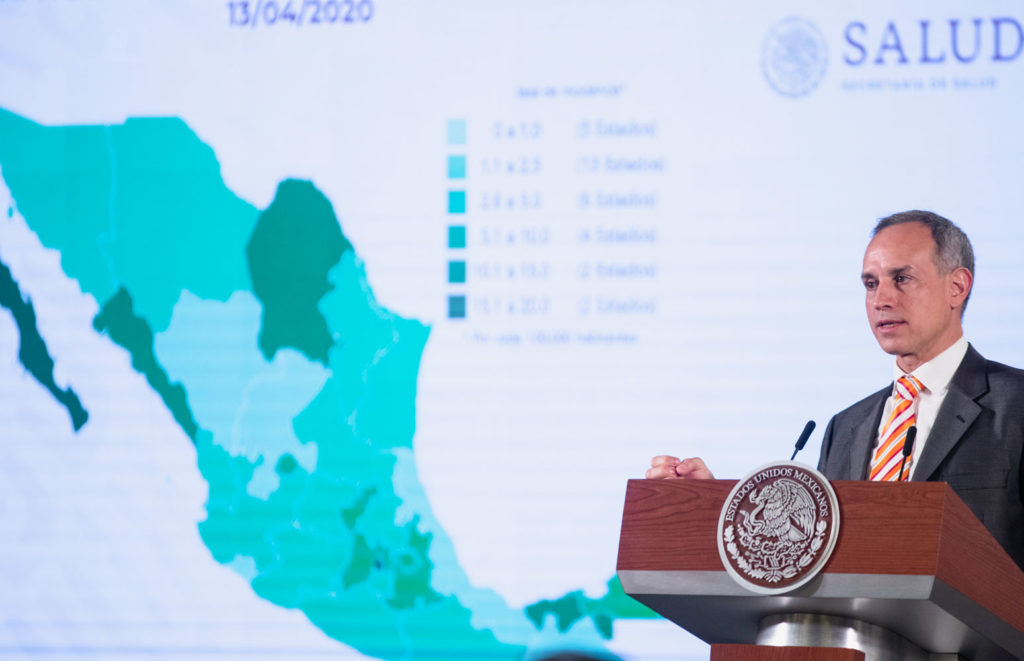 Coronavirus: Suman 5,399 casos confirmados y 406 defunciones por Covid-19 en México
