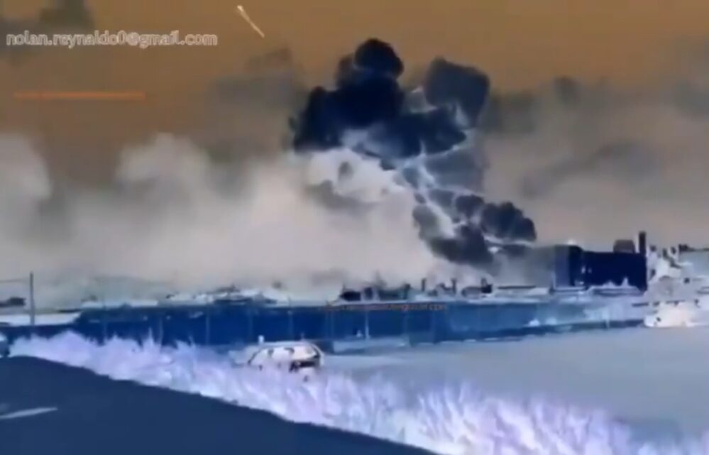 VIDEO viral muestra que explosión en Líbano pudo ser causada por un misil
