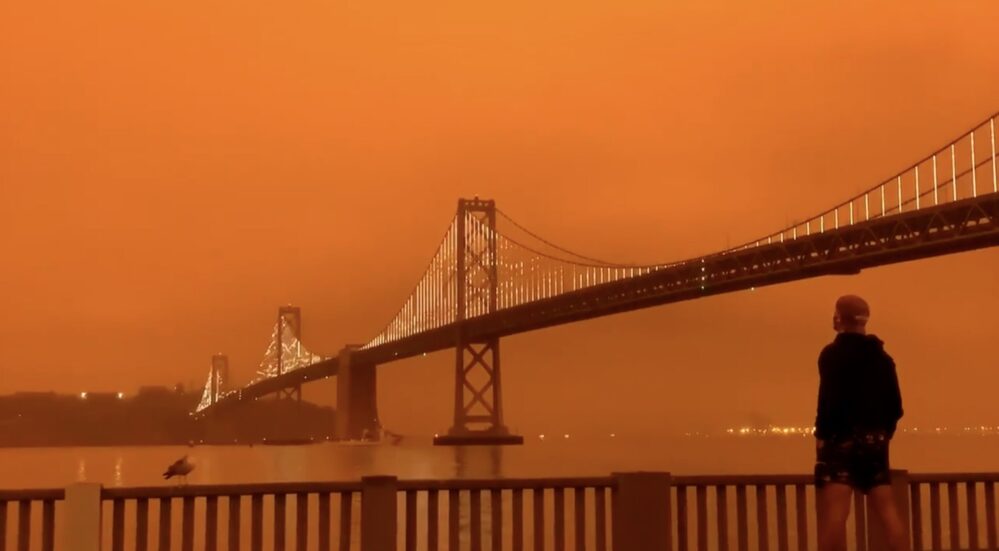 California: el cielo naranja de San Francisco por los incendios forestales