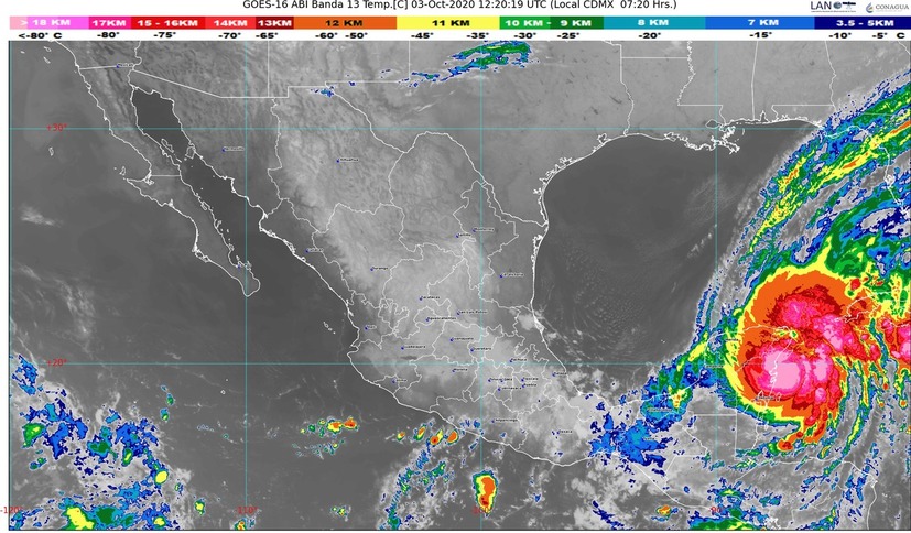 Clima: la tormenta tropical «Gamma» continúa intensificándose, lluvias en el Sureste de México