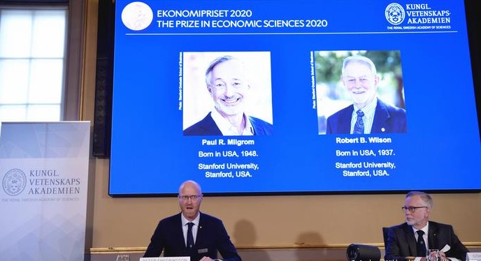 Otorgan a Paul Milgrom y Robert Wilson el Premio Nobel de Economía 2020
