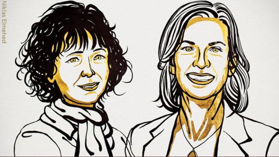 Dos mujeres ganan el Nobel de Química, son las creadoras de las ‘tijeras genéticas’