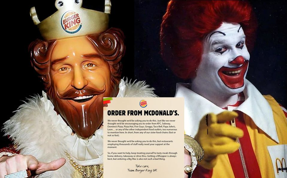 ¡No es broma! Burger King pide que le compres hamburguesas a McDonald’s