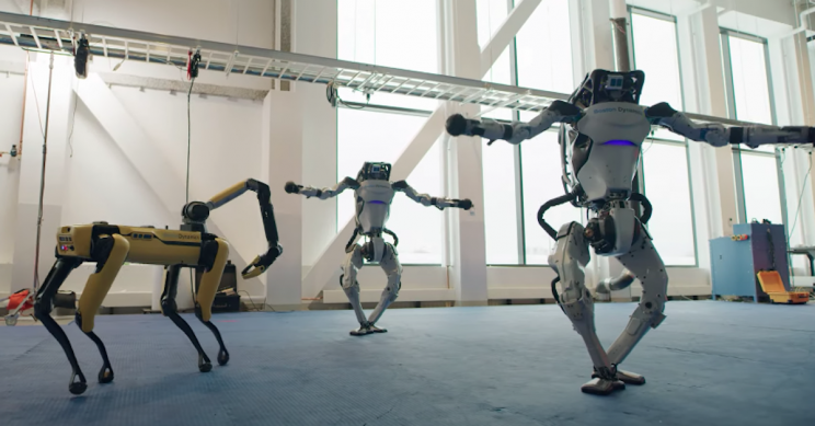 VIDEO El divertido y para algunos escalofriante baile de los robots de Boston Dynamics