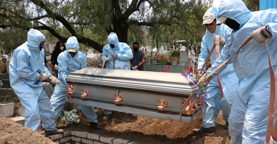 México suma más muertes por Covid que la India y ahora es tercer lugar mundial