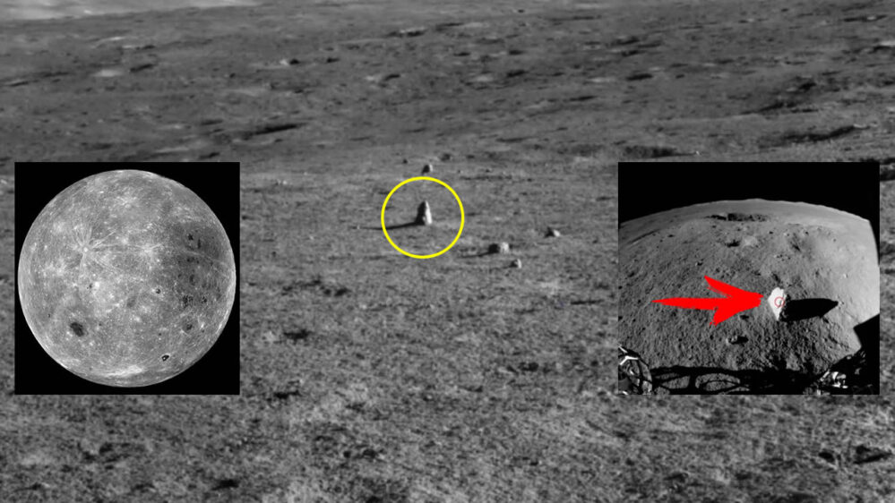 Rover chino encuentra roca extraña en el lado oscuro de la Luna