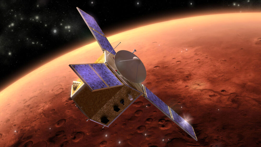 La sonda Hope de los Emiratos Árabes Unidos llegó a Marte