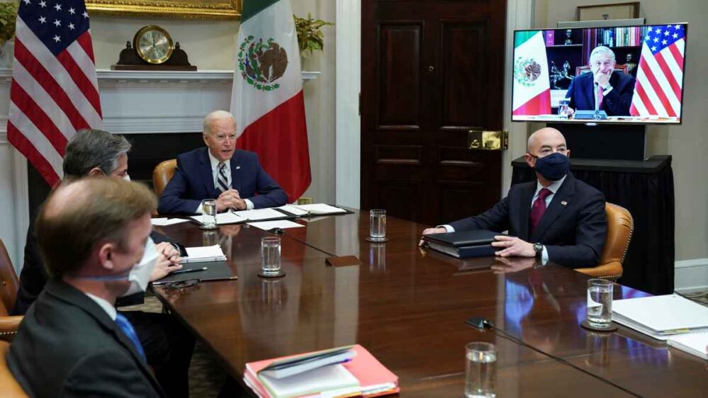 Obrador y Biden sostienen su primer encuentro virtual, abordaron temas de migración y los efectos del COVID