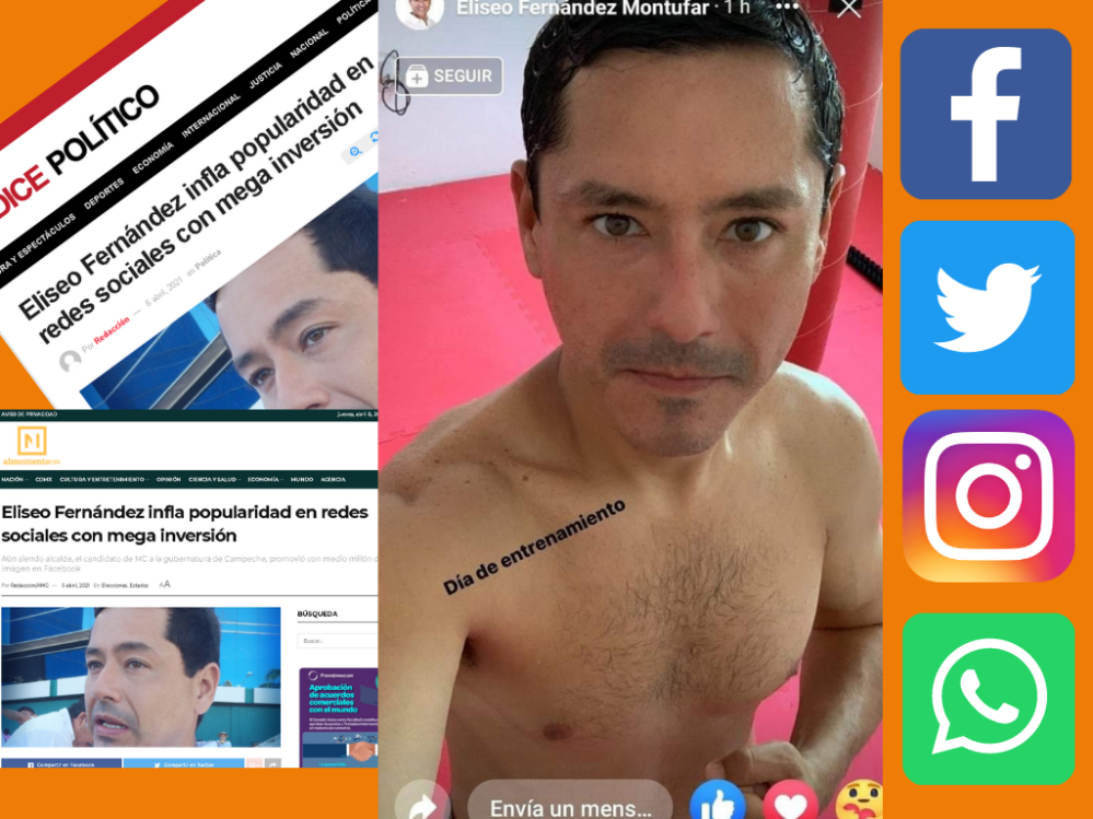 En Campeche, Eliseo Fernández despilfarra el dinero en publicidad de redes sociales