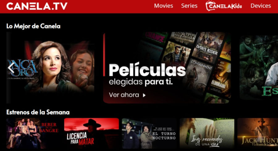 Canela TV el nuevo servicio streaming que llega a México
