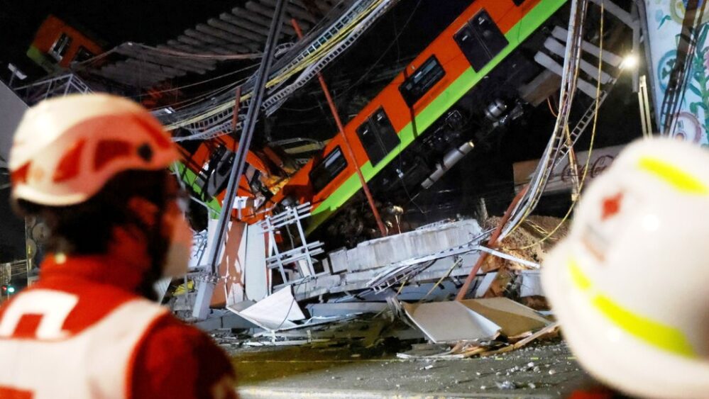 Peritaje internacional investigará desplome del metro de la Ciudad de México, suman 23 muertos