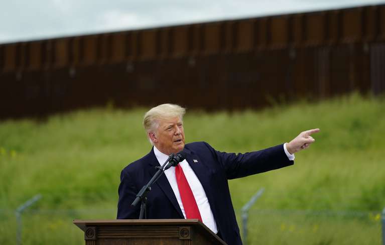 La frontera de Estados Unidos y México está enferma: Donald Trump