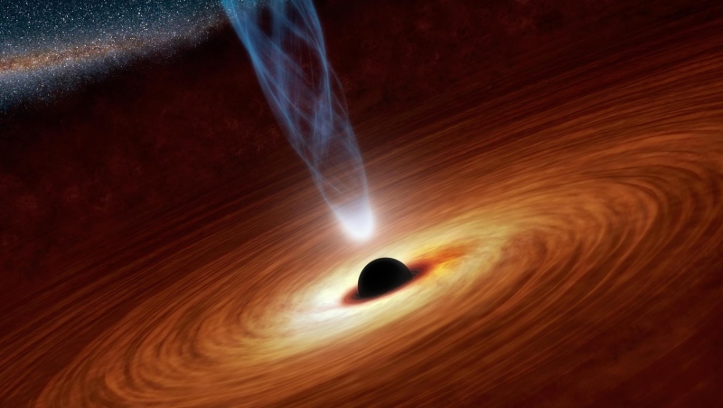 Einstein lo predijo: descubren luz del otro lado de un agujero negro