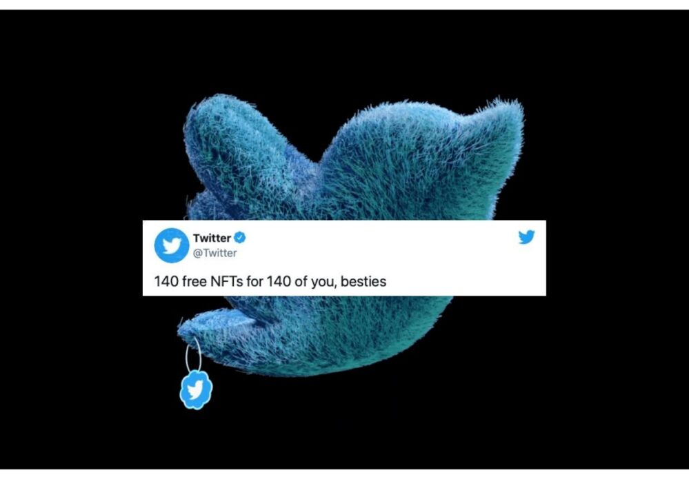 Twitter regala 140 NFTs para igual número de usuarios