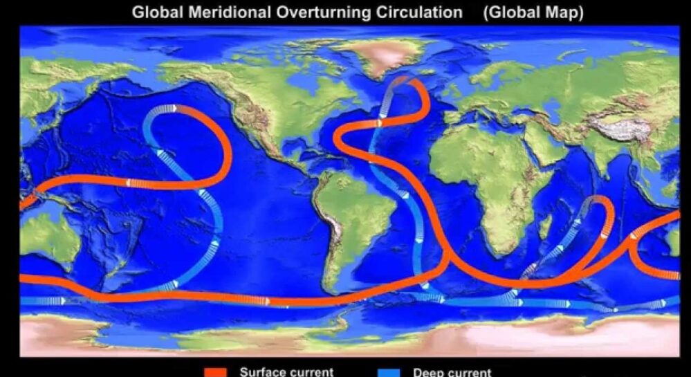 Sistema de corrientes del Golfo está cambiando y corrientes oceánicas están al borde del colapso