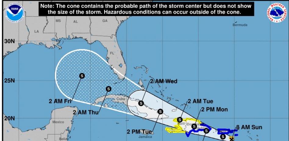 La tormenta tropical ‘Grace’ se fortalece en el Caribe y se dirige hacia Haití